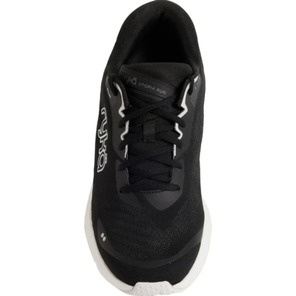 Ryka Utopia‎ Running Shoes Women's Size 8 M Black White Lightweight Sneakers